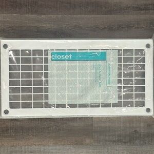 New White 7” Tall Store & Stack Closet Shelf